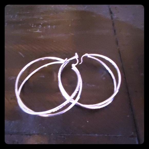 Vera Wang Jewelry - Large double hoop earrings Vera Wang Jewelry - Large double hoop earrings